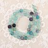 Joyería Shuiyunge, cuentas redondas de cristal natural, cristal blanco, pulsera de cristal de fresa, cuentas sueltas, accesorios de joyería DIY, cuentas al por mayor