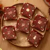 Bolsa de sobre rojo de tela a cuadros de lujo creativo personalizada, tamaño grande universal para regalo, alta gama, venta al por mayor de sobres rojos grandes