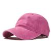 Algodão lavado Old Hat Mulheres All-match Vintage Baseball Cap Europeu e Americano Moda Cap Solid Color Casual Soft Top Hat