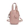 Bolsa Versátil Transversal de Ombro Único Cor Doce Bolsa para Celular Bolsa da Moda Feminina Primavera 2025 Nova Bolsa Quadrada Pequena da Moda