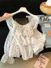 Camisa larga de manga larga con volantes y lunares, estilo francés, dulce, para atar, para mujer, otoño 2026, moderna, elegante, holgada y rejuvenecedora