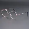 Nuevas Gafas de Prescripción Retro de Titanio Puro de Lujo Ligero Mismo Estilo Sm118001 para Hombres Disponibles con Graduación Danyang Wholesale