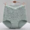 Año de nacimiento rojo para mujer cintura alta encaje abdomen reductor ropa interior cómoda algodón puro tranquilidad parte inferior corte ajustado cintura de plástico talla grande