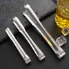 Pinzas para Hielo de Acero Inoxidable Espesado 304/201/430 Cuadradas Pinzas Pequeñas para Cubos de Azúcar Alimentos Pinzas Multifuncionales para Cubitos de Hielo de Cocina Bar