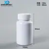 Fabricante Botella de Plástico 200cc Botella de Boca Ancha PET Sellada Botella de Embalaje para Líquidos Sólidos Polvo Sub-Embalaje Botella para Tabletas Cápsulas