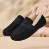 Mocasines cálidos de algodón antideslizantes de suela blanda para maternidad, para pies anchos, sin cordones, forro de felpa, botas de nieve engrosadas, nuevo modelo invierno 2026