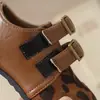 Zapatos Mary Jane estilo retro para niñas, con diseño de puntera dividida sintética, nueva colección primavera/otoño, completamente cerrados, con acabado similar al ante y estilo inspirado en Birkenstock, adecuados para niñas pequeñas