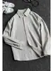 Jaqueta Camisa Xadrez Estilo Americano para Homens, Limpeza de Primavera Tendência Cool Masculina Solta Casual Manga Longa Top