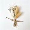 Mini ramo de flores secas transfronterizo, caja de regalo de ramillete de boda para novia y dama de honor, flores secas decorativas, flores eternas y pequeños regalos