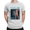 Camiseta Vintage de los 90 para Hombre T-Taylor Divertida de Algodón Cuello Redondo Manga Corta