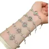 Venta al por mayor del fabricante Xiaohongshu Pulsera de Plata S925 Incrustada con Jade Natural de Espuma de Agua, Diseño de Lujo Ligero para Mujeres