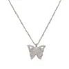 Colar Pingente Borboleta de Zircônia Versátil Moda Exquisita Coreana e Japonesa Estilo Nicho Luxo Leve Versátil Corrente de Clavícula de Alta Qualidade