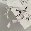 Pulsera de Mariposa Cola de Serpiente Orquídea Morada para Mujer, Diseño Único con Acabado de Alta Gama, Pulsera de Cristal de Mariposa, Regalo para Novia