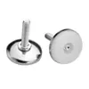 Base Blanca Almohadilla Ajustable para Pie Tornillo de Ajuste de Acero Inoxidable Pie de Ajuste Pie de Gabinete Pie de Vitrina Almohadilla Elevadora Pie de Soporte para Muebles