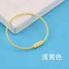 Materiales coloridos para joyería DIY: anillos de alambre pintados en spray, cuerdas de alambre, tornillos de torsión, llaveros, accesorios para llaveros