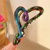 Pinzas para el Cabello Dopamina Primavera/Verano para Mujer, Pasadores de Colores, Pinzas de Tiburón, Pinzas para el Cabello de Lunares y Estampado de Leopardo para la Parte Posterior de la Cabeza, Accesorios para el Cabello de Alta Gama