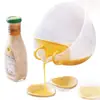 Taza medidora de gran capacidad para líquido de huevo de grado alimenticio con escala de 1000 ml con red de filtro, taza para batir huevos para hornear, taza para lavar arroz