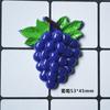 Accesorios de rodajas de fruta grandes de resina fresa rodaja de limón accesorios para el cabello diy banda elástica pegatina para refrigerador Accesorios de lodo de cristal
