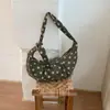 Bolsa Retro de Bolinhas Feminina 2026 Nova Moda Bolsa Dumpling Versátil de Ombro Único Bolsa de Axila Bolsa Casual para o Dia a Dia Feminina