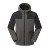 Quebra-vento Roupa de Trabalho Manga Longa Logo Estampado Outono e Inverno À Prova de Vento e Impermeável Jaqueta de Montanhismo Roupa de Trabalho Masculina de Veludo