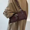 Bolso Retro Casual para Mujer 2026 Moda Gran Capacidad Nuevo Estilo Versátil para Hombro y Axila para Otoño