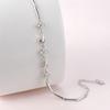 Pulsera de Trébol de Cuatro Hojas de Joyería de Moda Zhenrong para Mujer, Moda de Estilo Japonés Coreano, Pulsera con Forma de Corazón con Incrustaciones de Diamantes, Joyería de Mano Plateada