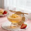 Taza de Café Alta de Vidrio con Asa de Perlas, Taza de Desayuno, Taza con Forma de Pétalo para el Té de la Tarde, Taza de Postre, Vaso para Jugo