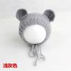 Nuevo de Primavera Fotografía Infantil Sombrero Mauhair Estudio Fotográfico Foto de Bebé Forma Tejida Sombrero de Oso 306
