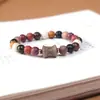 Yabai Madera Sándalo Verde Bambú Festival Permanente Noche Luminoso Anillo para Correr Pulsera Femenina Sándalo Morado Sándalo Rojo Cuentas Pulsera Pequeña Al por Mayor