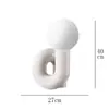 Lámpara de mesa para dormitorio, diseño nórdico simple y moderno, lámpara de noche decorativa de mármol de alta gama para hotel y casa de huéspedes