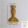 Raspador de chifre de sândalo verde para massagem facial, bastão para alívio muscular, massageador de meridianos para ombros e pescoço, ferramenta multifuncional para cuidados com a saúde em casa