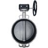 Válvula de Mariposa Tipo Wafer con Sello Suave de Acero Inoxidable 304316L Disco de Turbina D371X-16P Placa de Titanio Desulfuración Dn46581002