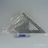Regla Triángulo de Aleación de Aluminio de 90 Grados 200mm, Regla Medidora de Acero Inoxidable, Regla de Ángulo Recto con Base Ancha