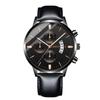 Comércio Exterior Explosões Transfronteiriças Simples Homens Negócios Watch Aço Inoxidável Moda Cinturão Assista Calendário Luminoso Quartzo