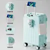 Mala de viagem Novo estilo Trolley Case Feminino Pequeno Fresh Password Box Universal Wheel Estudante Grande capacidade Forte e durável Mala