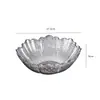 Nova Tigela de Frutas Plástica Estilo Ins de Luxo Leve para Sala de Estar de Hotel Mesa de Centro Moderna Tigela Exquisita para Frutas Secas Prato de Lanches Bandeja de Armazenamento