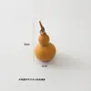 Pensamiento de Siete Colores, Calabaza Natural Hecha a Mano para el Festival del Bote del Dragón, Decoración Colgante de Puerta de Artemisa, Materiales de Empaque DIY de Arte Floral de Calabaza