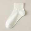 Calcetines de mujer de algodón de color liso para primavera y verano, absorbentes del sudor, de color caramelo, calcetines de mujer de algodón transpirables, sin hueso, venta al por mayor Zhuji