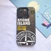 Funda de teléfono de la marca de moda IMD Stone Island para Apple 13, iPhone 14plus/12Promax, etiqueta 11, color plata