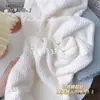 Toalla de baño, felpa de coral absorbente, toalla grande con estampado de piña, adecuada para uso doméstico