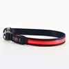 Collar Luminoso para Mascotas de Cuero LED Collar Reflectante para Perro Collar para Perro con Carga USB Collar de Luz Nocturna Anti-Pérdida para Perro Mascota