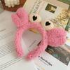 Diadema de Cangrejo de Celebridad de Internet Felpa Dibujo Animado Animal Accesorios para el Cabello ins Estilo Coreano Diadema para Mujer Sencillo Lindo Tocado Estilo Femenino