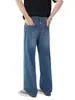 Ropa para Hombre Fengshe /clanfit Corte Recto Delgado Lyocell Verano-Primavera Nuevo Holgado Vintage Lavado Mezclilla