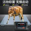 Balança de Piso para Criação 1-3 Toneladas Logística de Fábrica Balança Digital Balança Antivibração Balança com Grade para Porcos e Gado Espessada 5 Toneladas Pequena Balança de Piso