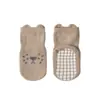Nuevos Calcetines de Piso para Niños de Primavera y Otoño, Calcetines de Algodón Peinado para Bebé, Calcetines Antideslizantes para Niños Pequeños, Calcetines de Algodón de Caña Media con Dibujos Animados