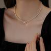 Gran Colección de Colgantes de Nácar Natural, Collares de Perlas Shijia, Lujo Accesible de Nicho de Gama Alta, Cadenas Elegantes para Clavícula, Collares Elegantes para Suéter