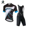 Xintown Estilo Ciclismo Verão Manga Curta Roupa de Ciclismo Nova Roupa de Ciclismo Calças Conjunto com Suspensório para Ciclismo de Verão
