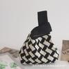 Bolso de Mano Bolso Tejido Bolso de Mujer Bolso de Mano Bolso Cubo Bolso Tote Versátil Bolso Tejido Bolso de Mujer Ligero