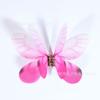 Asas de Borboleta de Tule Artificial de Camada Dupla Estéreo de 4cm Acessórios DIY Feitos à Mão Acessórios de Adorno de Cabeça para Vestido Antigo Hanfu Feminino