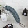 Toalla de baño de color liso simple de venta caliente al por mayor para uso doméstico, depurador de espalda grueso para adultos, tira trasera de fuerte eliminación de suciedad